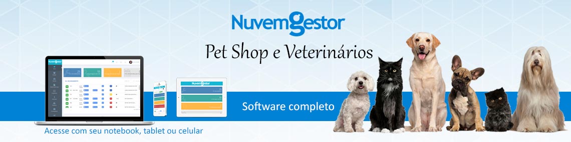 Infopet é um software para petshop, clínicas veterinária e